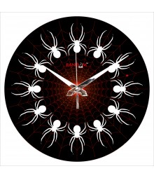 Spider Web Polymer Analog Wall Clock RC-0565